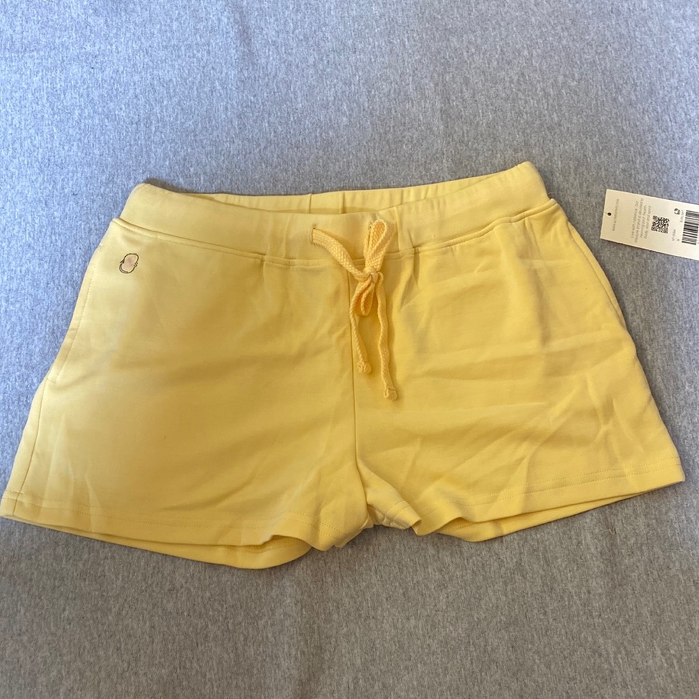 Yellow size M lounge shorts.